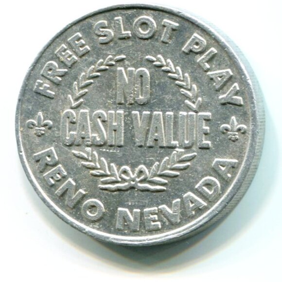 1975 Sundowner Hotel & Casino Reno, NV Aluminum Free Play Slot Token (b289-3) - Picture 2 of 2